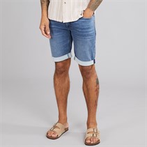 Indicode Herren Indelmare Denim Shorts Deep Dusk