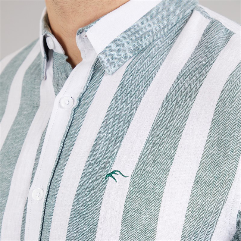 Indicode Herren Indonuld Hemd Smoke Pine