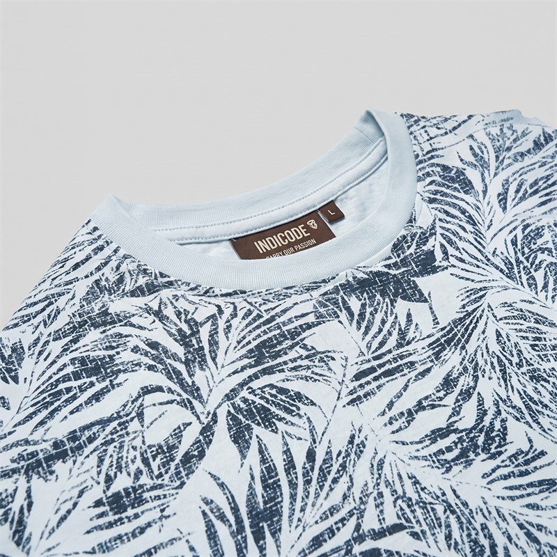 Indicode Mens Inpalme T-Shirt Sky Way