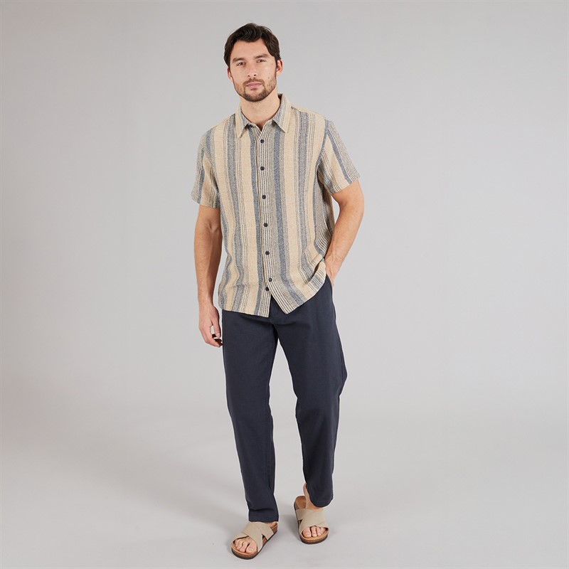 Indicode Koszula z krótkim rękawem Inrafko dla niego kolor Beige