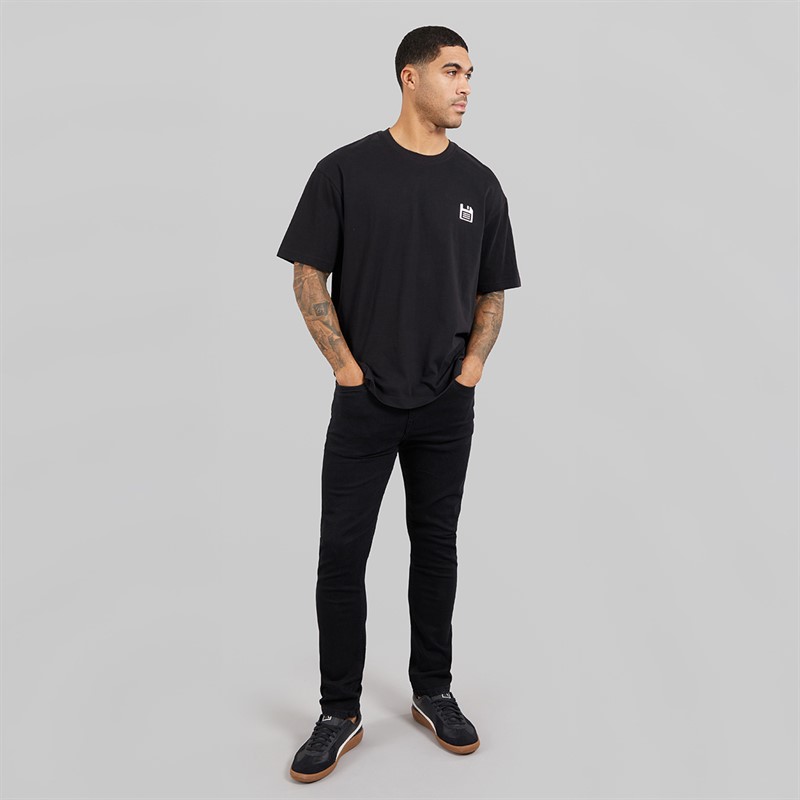 Indicode Herre Four O Four T-shirt Jet Black