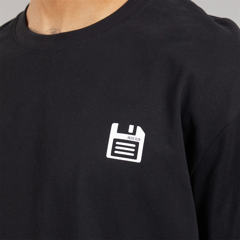 Indicode Herre Four O Four T-shirt Jet Black