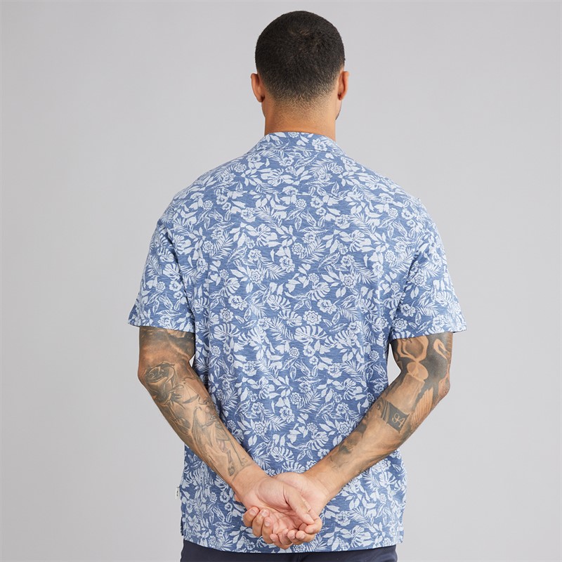 Indicode Herre Fiore Skjorte Mørk Denim Dk Denim