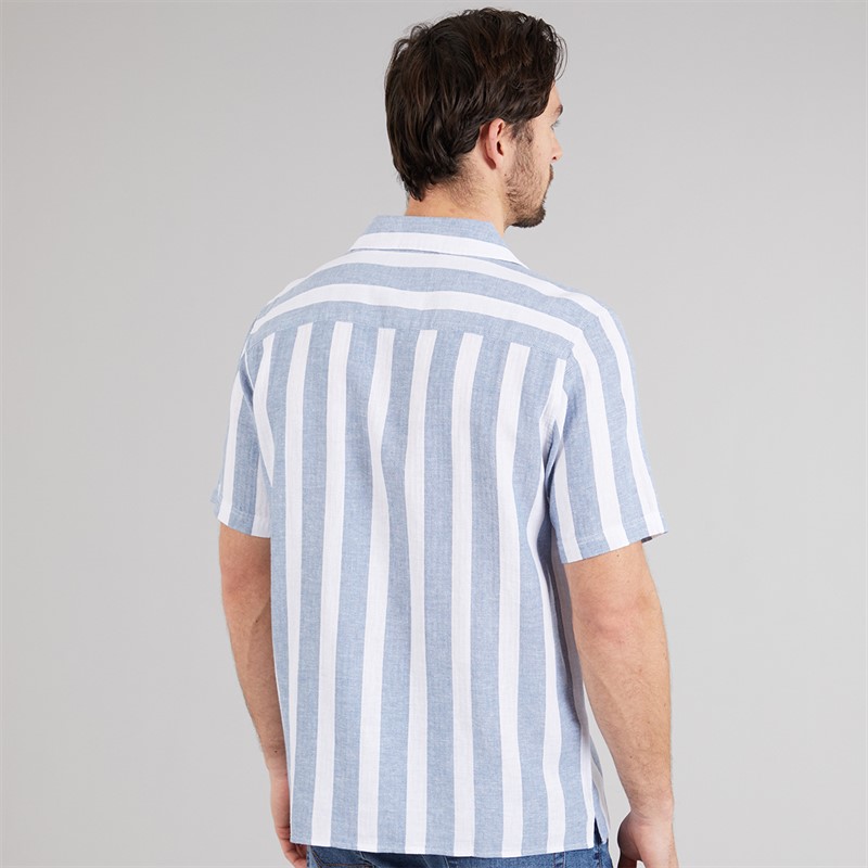 Indicode Herren Carlui Hemd Copen Blue