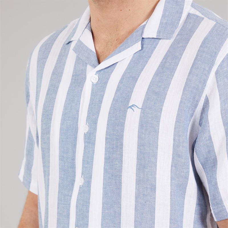 Indicode Herren Carlui Hemd Copen Blue