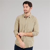 Indicode Trypto koszula z długim rękawem dla niego kolor Stone