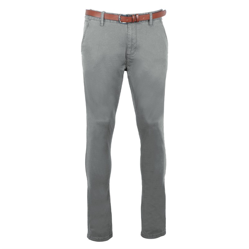 Indicode Herren Gower Chinos Hellgrau Lt Grey