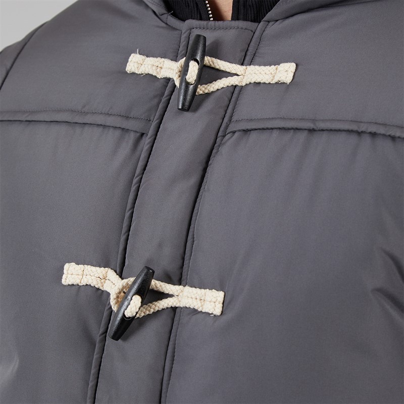 Indicode Płaszcz duffel Baltico dla niego ciemnoszary kolor Dk Grey