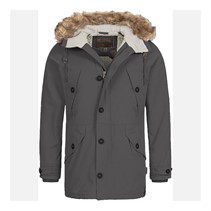 Indicode Heren Parka Raven