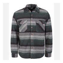 Indicode Heren Inlate Gewatteerd Overhemd Castor Gray