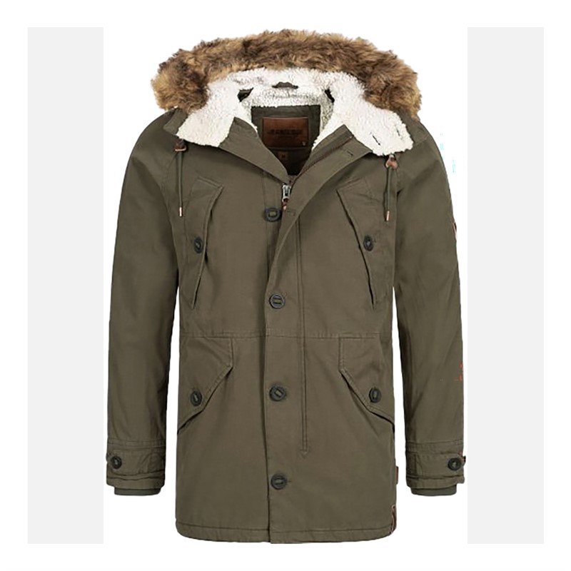 Indicode Herren Infann Parka Army