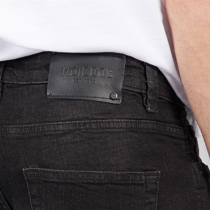 Indicode Herre Tony Regular Fit Jeans Sort