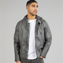 Indicode Herre Miguel Angel Jakke Mørkegrå Dk Grey