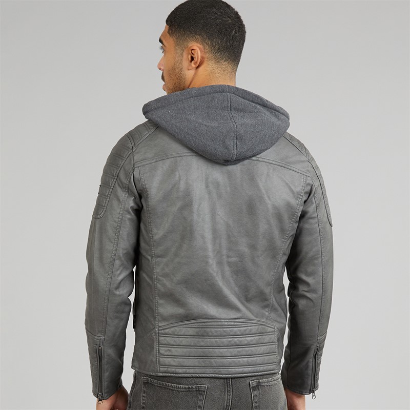 Indicode Herre Miguel Angel Jakke Mørkegrå Dk Grey