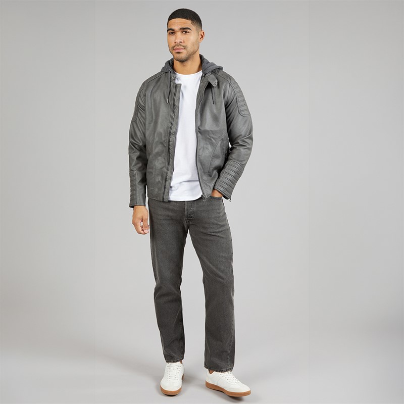 Indicode Herre Miguel Angel Jakke Mørkegrå Dk Grey