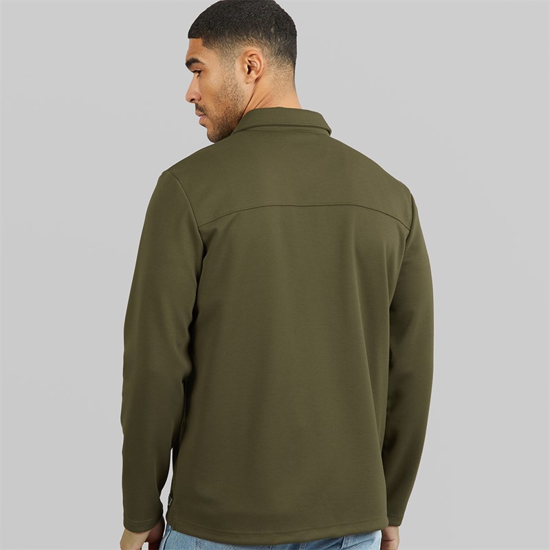 Indicode Herre Nello Lynlås Skjorte Army