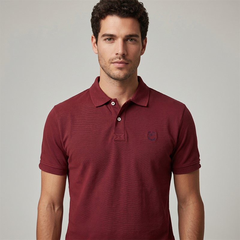 Indicode Herre Inwadim Polo Skjorte Bordeaux
