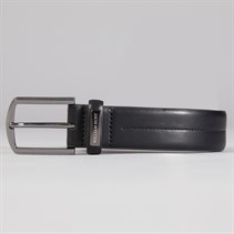 William Hunt Mens Centre Stitch Belt Black