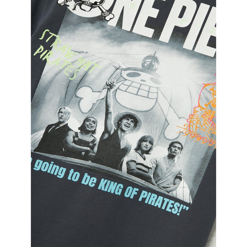 One Piece Jongens Maka T-shirt Inktblauw