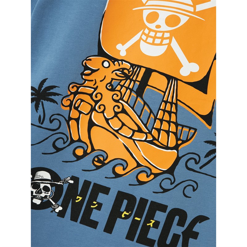 One Piece Jongens Maka T-shirt Kroonblauw