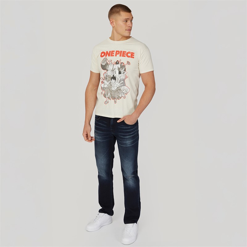 One Piece Mens T-Shirt Sand