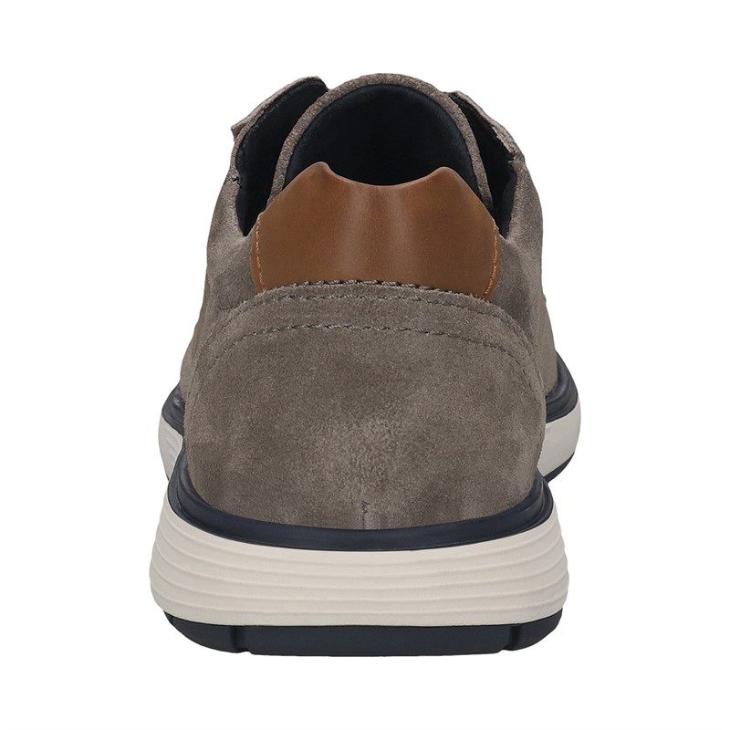 Bugatti Mens Brute Suede Shoes Taupe