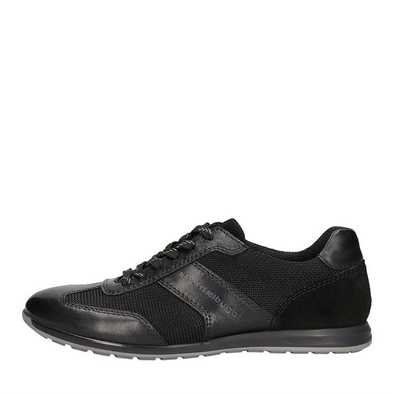 Bugatti Mens Thorello Trainers Black - Size 42
