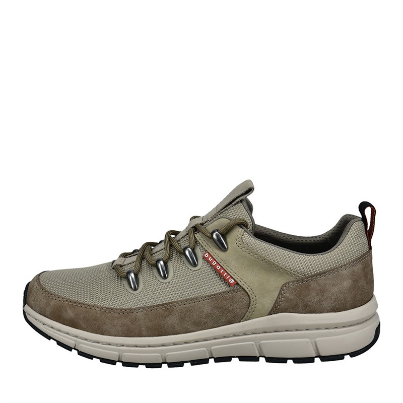 Bugatti Mens Sonic Exko Trainers Beige/Taupe - Size 43