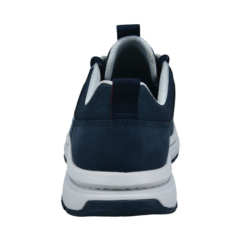 Bugatti Mens Sonic Exko Trainers Blue/Dark Blue