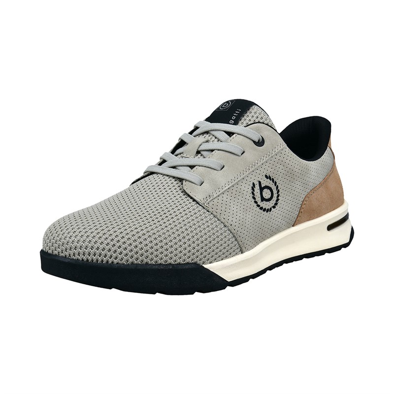 Bugatti Mens Fineas Trainers Taupe/Beige