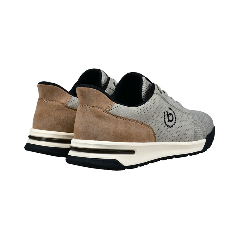 Bugatti Mens Fineas Trainers Taupe/Beige