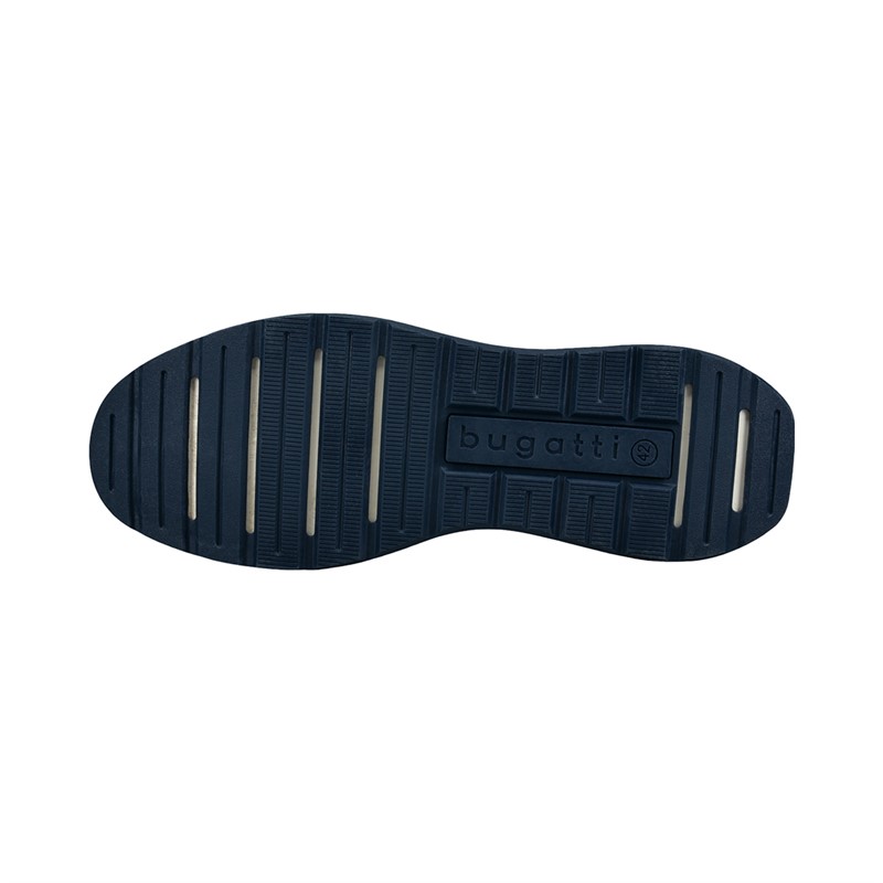 Bugatti Mens Fineas Trainers Dark Blue/Cognac