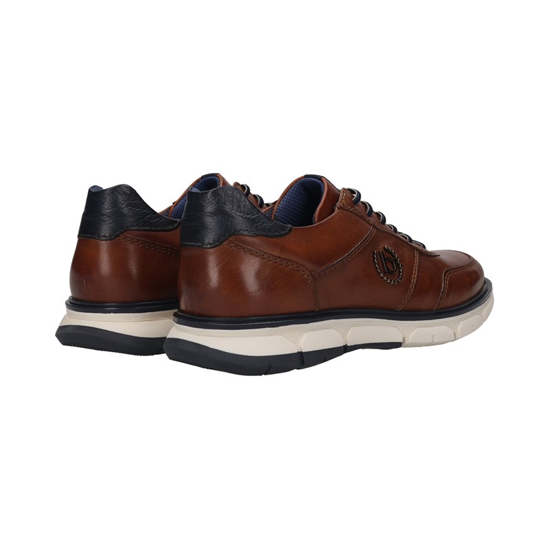 Bugatti Mens Don Lace Up Shoes Cognac