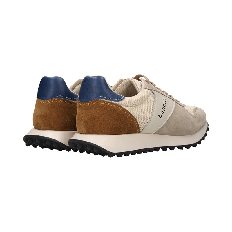 Bugatti Mens Bierman Trainers Beige/Beige