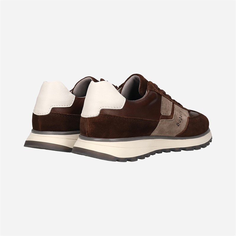Bugatti Mens Timon Trainers Brown/Brown