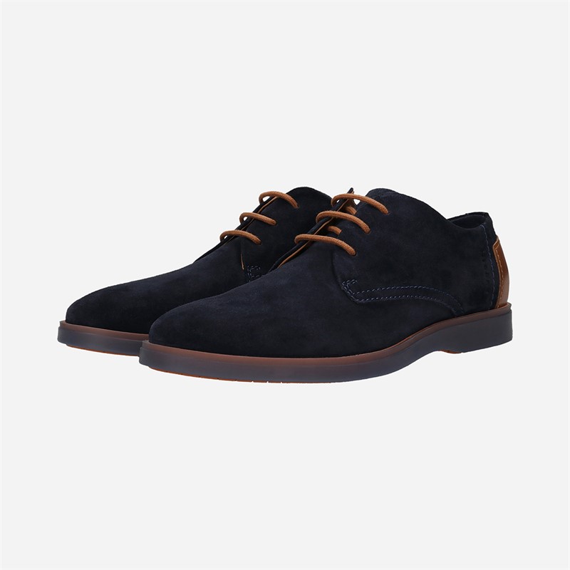 Bugatti Mens Lewis Shoes Dark Blue