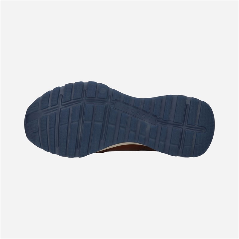 Bugatti Mens Timon Trainers Cognac/Dark Blue