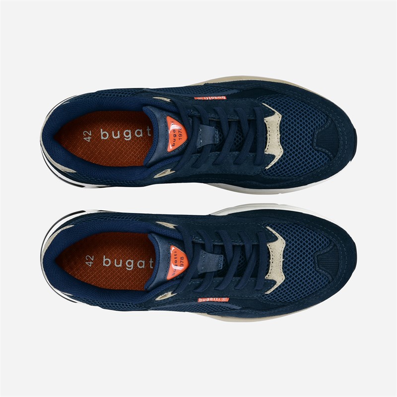 Bugatti Mens Parry Trainers Dark Blue