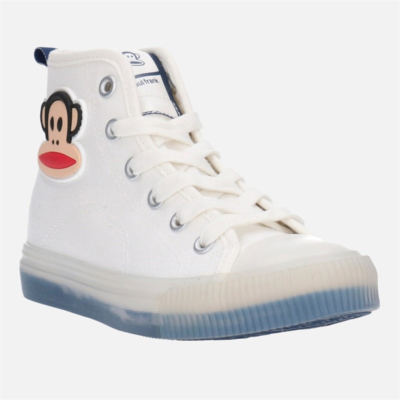 Paul Frank Baskets mi-hautes Very Vulky Enfant Blanc/Multicolore