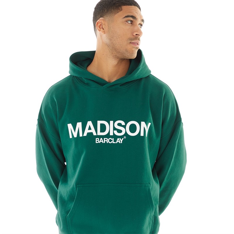 Madison Barclay Mens Ocean AV Hoodie Forest