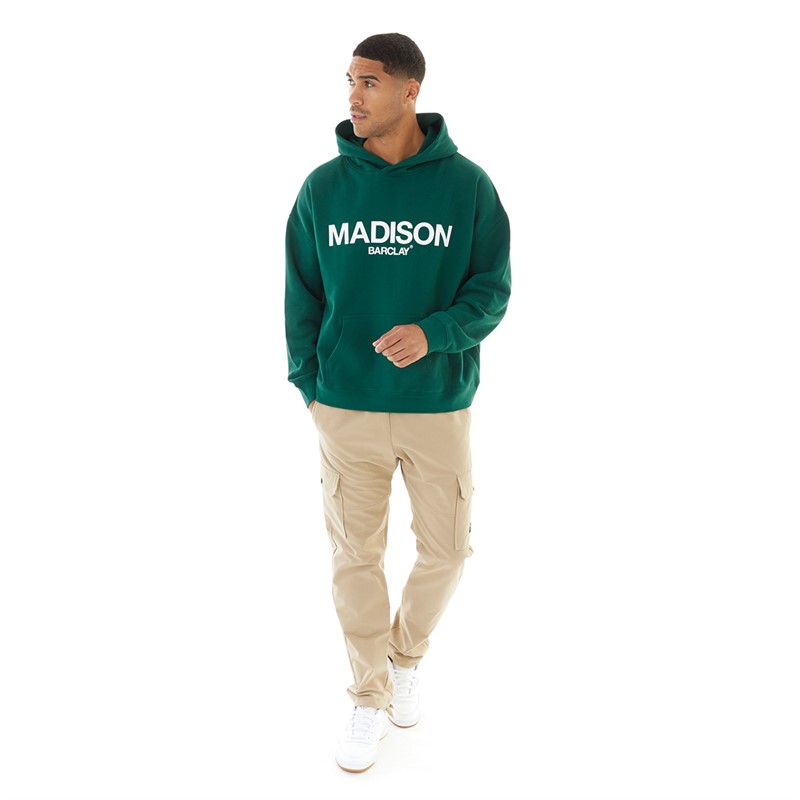 Madison Barclay Mens Ocean AV Hoodie Forest