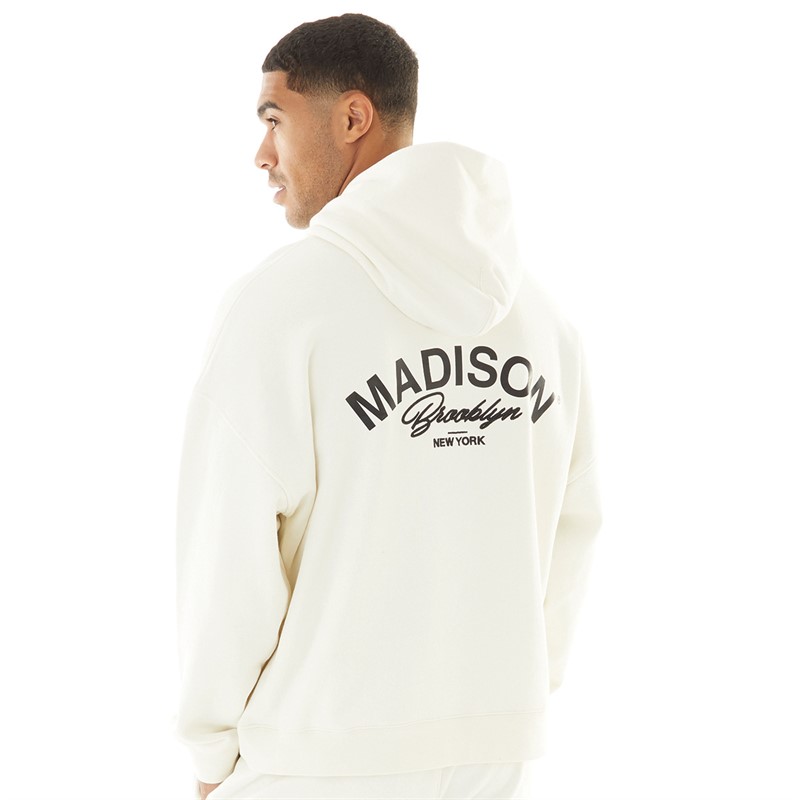 Madison Barclay Mens Hamilton Hoodie Marshmallow