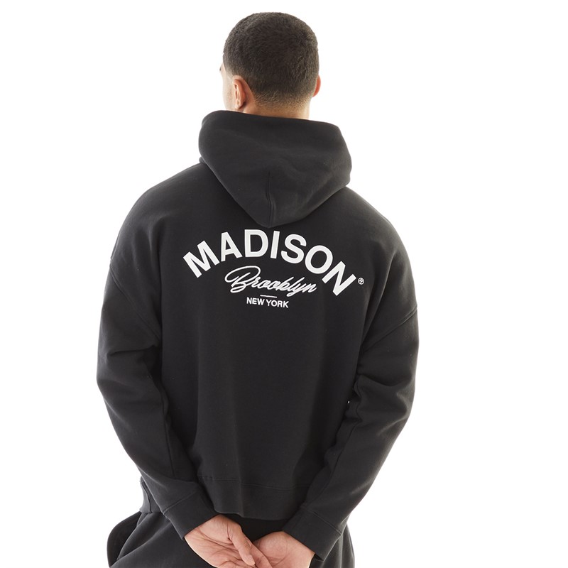 Madison Barclay Mens Hamilton Hoodie Black