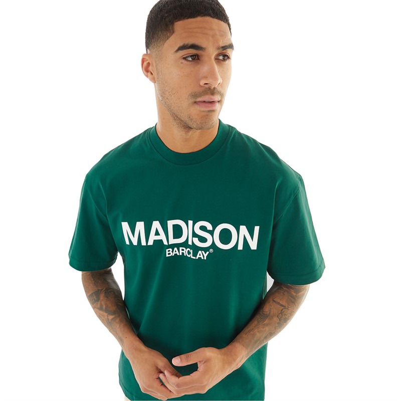 Madison Barclay Mens Ocean AV T-shirt Forest
