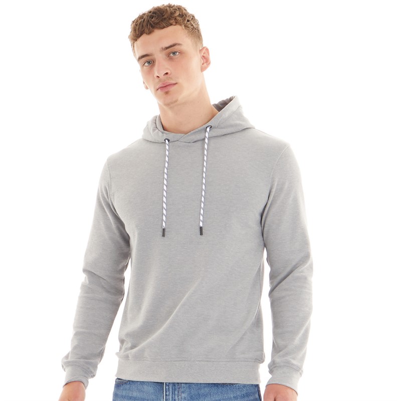 Mo Sweat-Shirt à Capuche Rhodes Gris Chiné homme