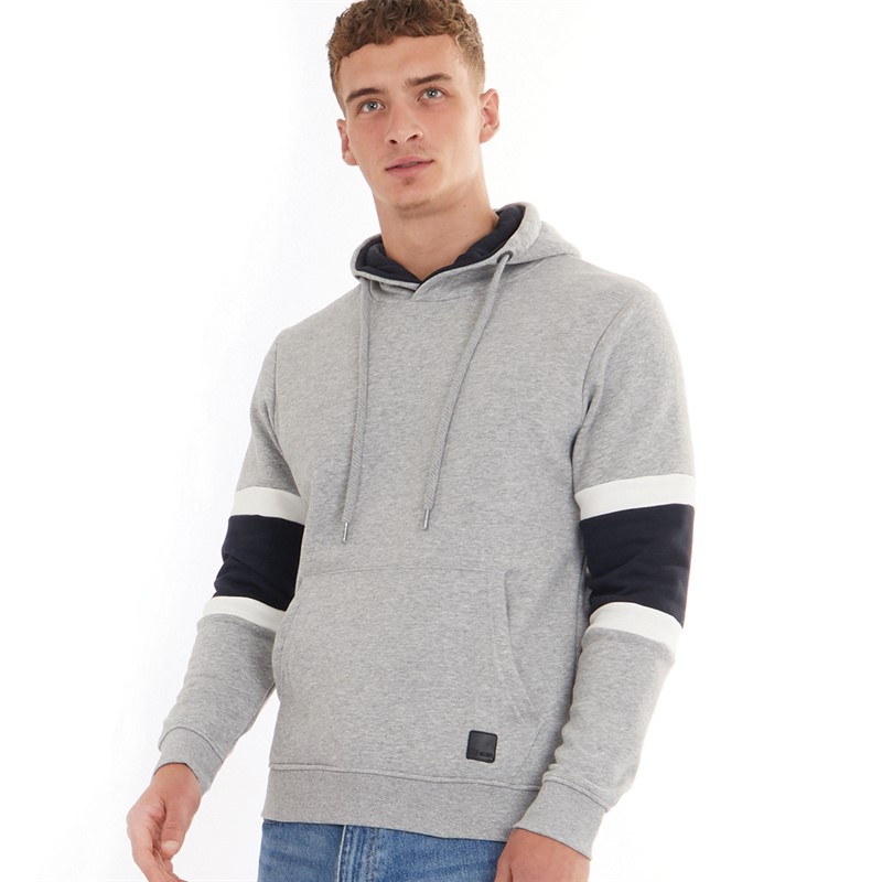 Mo Herren Noland Hoodie Lichtgrau Mix