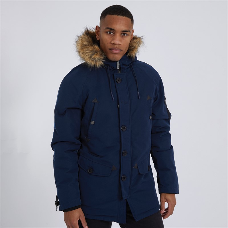 Mo Parka Jacke Herren Marineblau