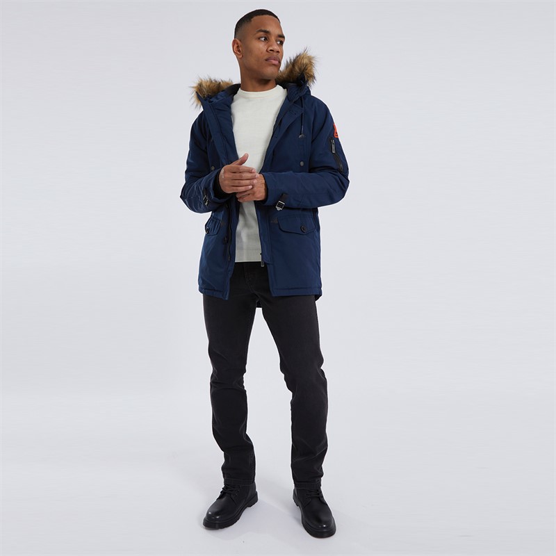 Mo Parka Jacke Herren Marineblau