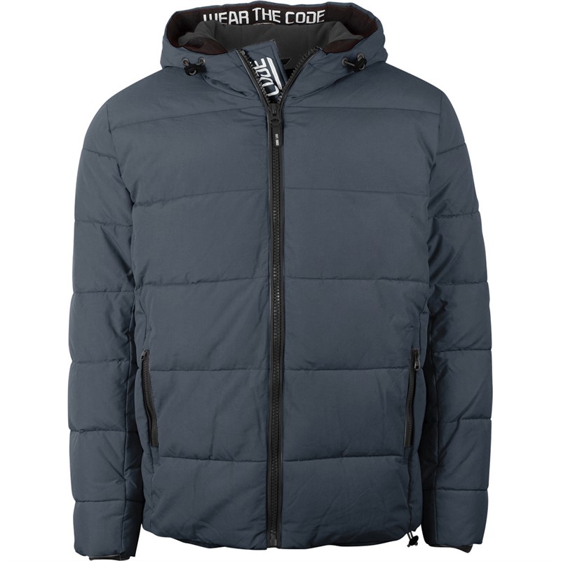 Mo Herren Kapuzenjacke Marineblau