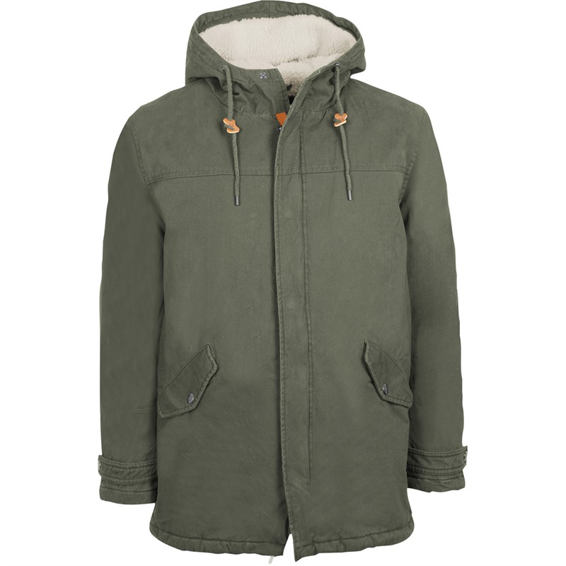 Mo Parka Jas voor Heren Army